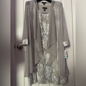 Champagne/Silver dress
